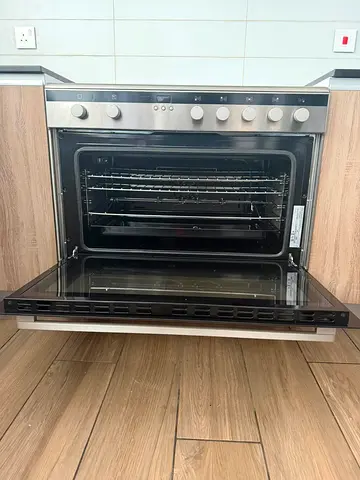 Built-in stainless steel electric oven with hob - good working condition