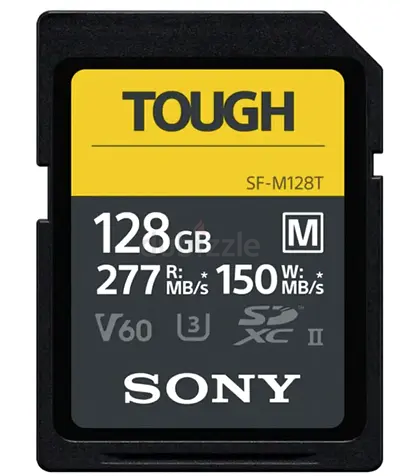 Sony TOUGH series Memory Card 128GB Black – SFM128T - NEW - BOXED