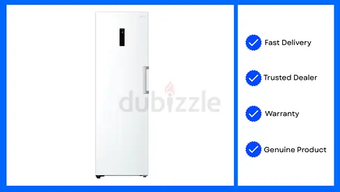 LG Upright Freezer 234L White GR-B414EQFM 1 Year Warranty