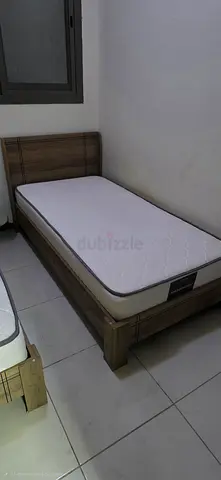 Pair of Pan Home Single Beds with Orthopedic Mattresses (90x190/200 cm) – Excellent Condition