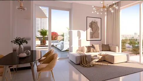Furnished 1BR Apartment | Azizi Beach Oasis 2 Tower A | Pool & City Views