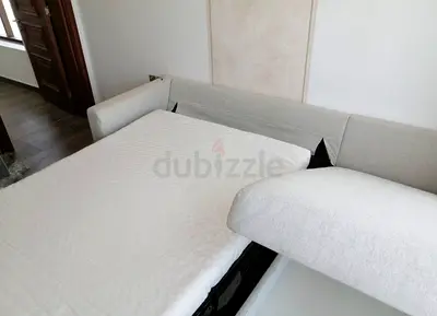 Light Sofa Bed with Storage and Pull-out Mattress vimle