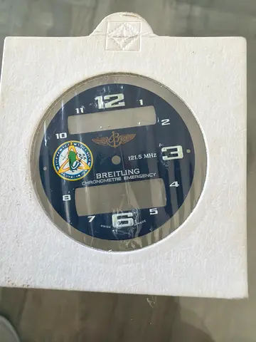 Breitling watch dial face (original replacement part)