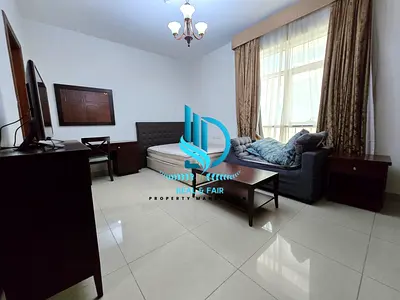 Fully Furnished Studio with 1 Bathroom Water Electricity Included Mamoora Al Nayan Abu Dhabi.