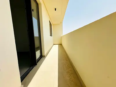 Brand new 1bhk with balcony and 1 month free and 2 washroom in Al zahia price 45k