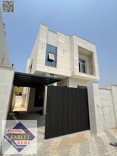 Villa for Sale in Al Mowaihat3, Ajman | 5 Bedrooms | Stone Façade Private Garage