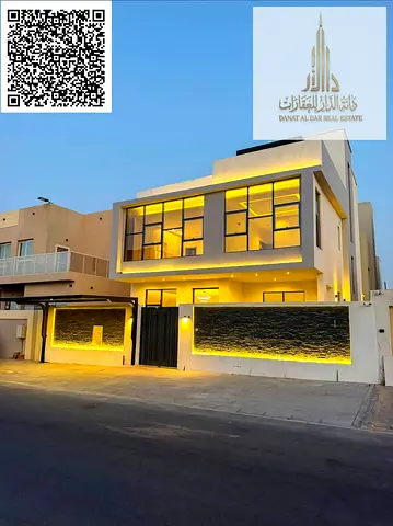 💎 Luxury Modern Villa for Sale in Al Zahia, Ajman | 5 Master BRs + Roof Deck (AED 1.9M)