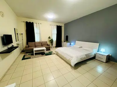 Beautiful Furnished Studio | With Balcony | Near Supermarkets and Restaurants | Pay Monthly or Yearly Rent