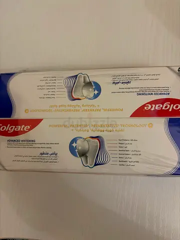 Colgate Total White Advanced Whitening double toothpaste