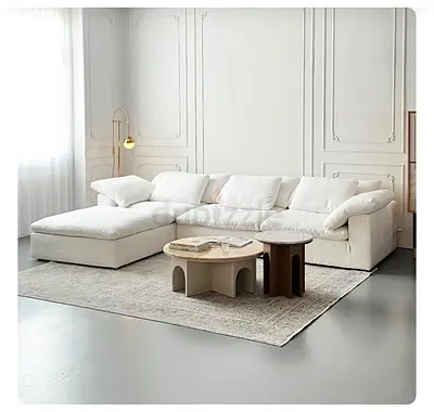 Classic Linen cotton Sofa, new