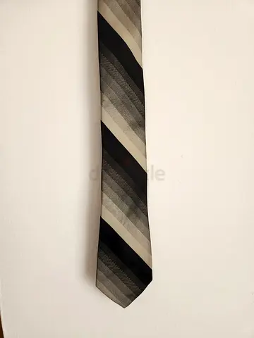 Vintage 100% Silk Striped Tie – King of Slims, The Tie Shop NYC (Broadway)
