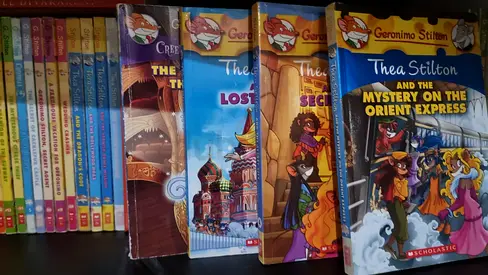Geronimo Stilton & Thea Stilton children's book collection (set of 57 books)