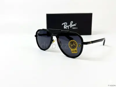 Ray-Ban Black Aviator Sunglasses - New Condition with Case