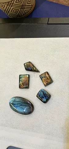 Collection of Labradorite Cabochons - Polished Gemstone Lot