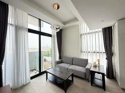 Fully Furnished Burj Al khalifa & Pool View Corner 1bhk just for 68k