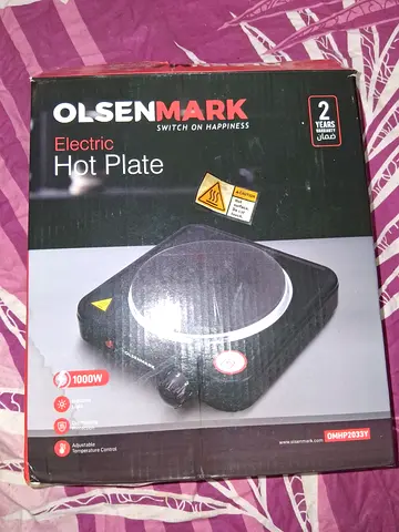 Single Hot plate Electric  Expatriate leaving  Urgent sale