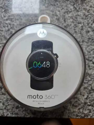 Moto 360 (2nd Gen) Smartwatch in original packaging
