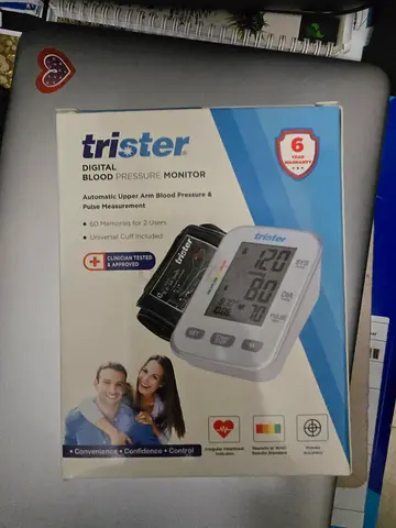 Trister Digital Blood Pressure Monitor (boxed) - BP Monitor