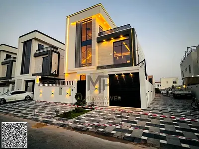 فيلا فاخرة في واحدة من أفضل مناطق عجمان، في منطقة الياسمين، بجوار حديقة الحميدية مباشرة.