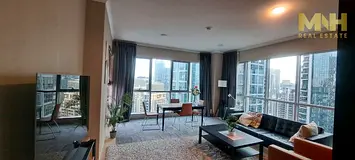 Partial Fountain Views | 1BR Apartment | Furnished | Balcony