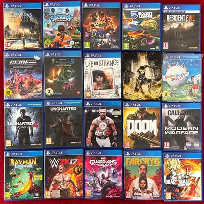 PS4 games 65 dhs