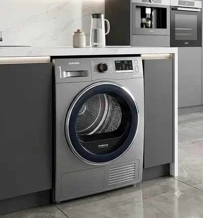 Samsung Premium 8kg Heat Pump Dryer – Energy-Efficient Drying | Modern Design