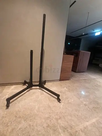 Adjustable Floor Speaker/Monitor Stands with Wheels - Pair