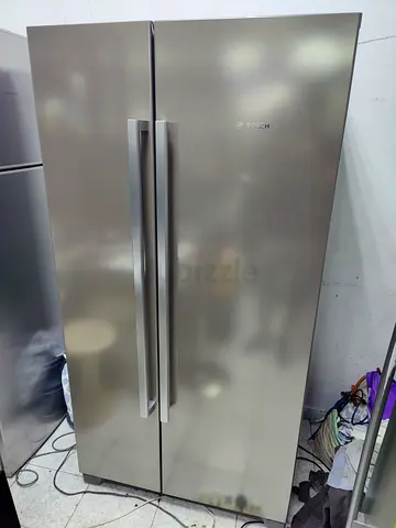 Bosch Side-by-Side Stainless Steel Refrigerator 664 liter - Good Condition