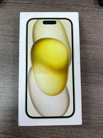 iPhone 15 512 GB box (sealed) - yellow — Original Packaging