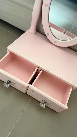 Mirror princess for desk with small drawer