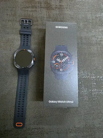 Samsung Galaxy Watch (sporty black/orange) with original box