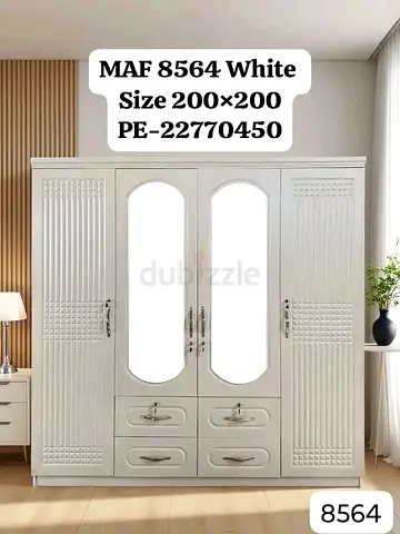 Brand new 4door cabinet with mirror