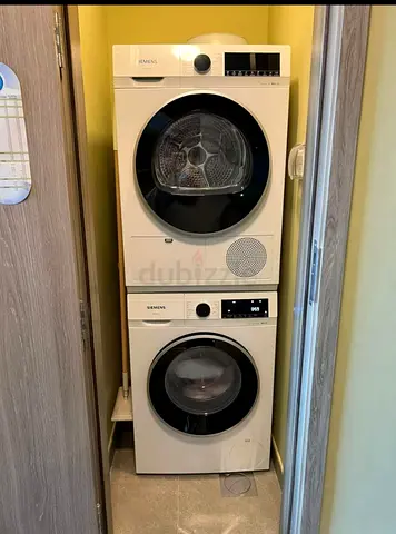 Free Delivery- SIEMENS 9KG Washer 9KG 💯 Dryer Separate Set Latest Model With Digital Clock