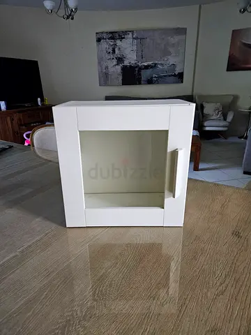white IKEA wall cabinet