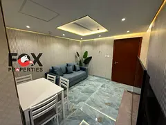 Smartly divided studio into 2 bedrooms & living room | Excellent use of spacious layout | Luxury fur