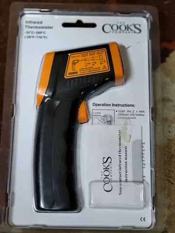 Non-contact Infrared Thermometer - Cooks Brand (Unused in Pack)