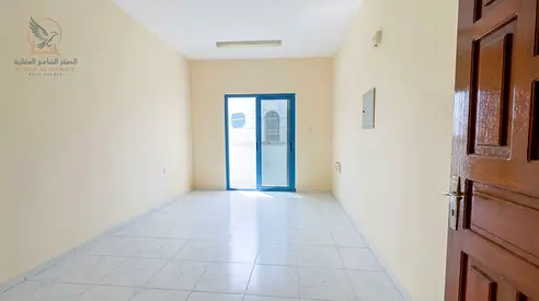 غرفه وصاله بسعر مميز للايجار السنوي بجوار جامعه عجمان وقريب للمحكمه واتصالات عجمان الشقه بتكييف مركزي مع بلكونه