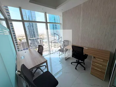 Glass Partitioned | Near to Metro | Mid-High Floor | With Dry Pantry