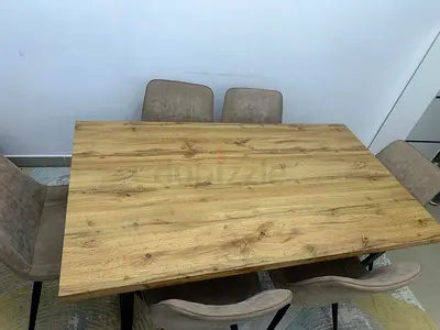 Wooden dining table