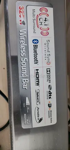 LG sound bar with wireless subwoofer