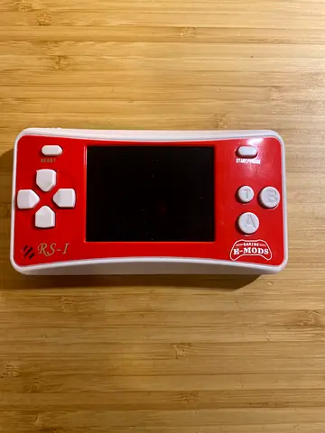 Handheld Retro Portable Game Console - Red/White, Works