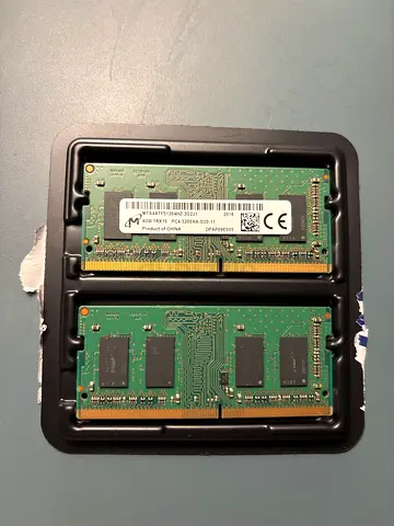 Micron 2 x 4GB DDR4 SO-DIMM 3200 1Rx16 Laptop RAM (8GB  total) - Good Working Condition