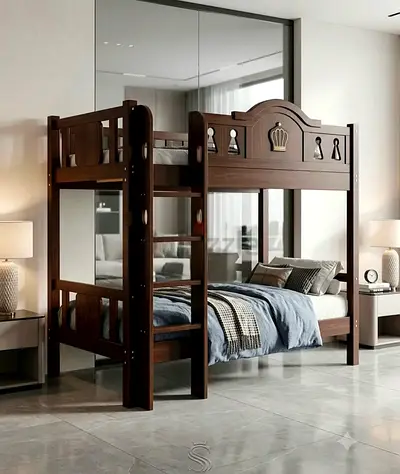 Brand new Solid wood kids bunker bed Available