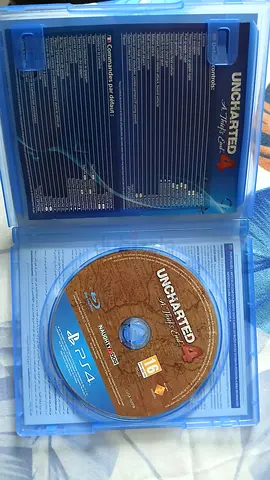 PS4 DISK - UNCHARTED 4