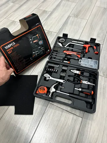 Portable 108pcs Hand Tool Set with Case - New/Unused