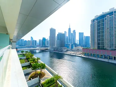 Full Canal View | Burj Khalifa View | Well Maintained