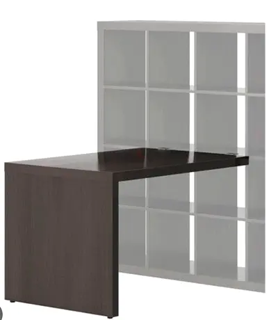 Ikea Expedit Desk Extension Study Table (Fits Kallax-style Shelf)