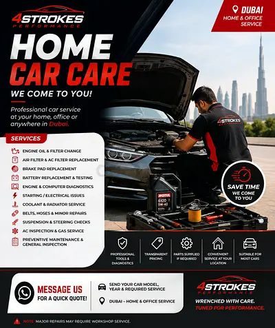 CAR SERVICE AT YOUR DOORSTEP