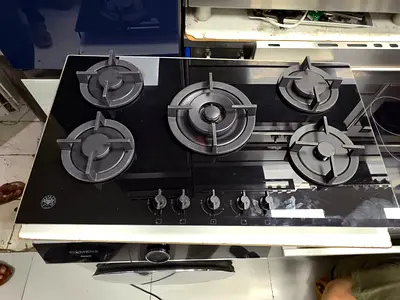 Bertazzoni latest model 5 hobs gass cooktop built-in 90cm integrated model