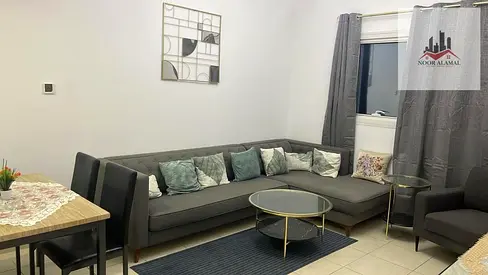 Furnished One-Bedroom Apartment in Al Taawun for AED 3,800, Including Internet, Gym, Pool & Parking